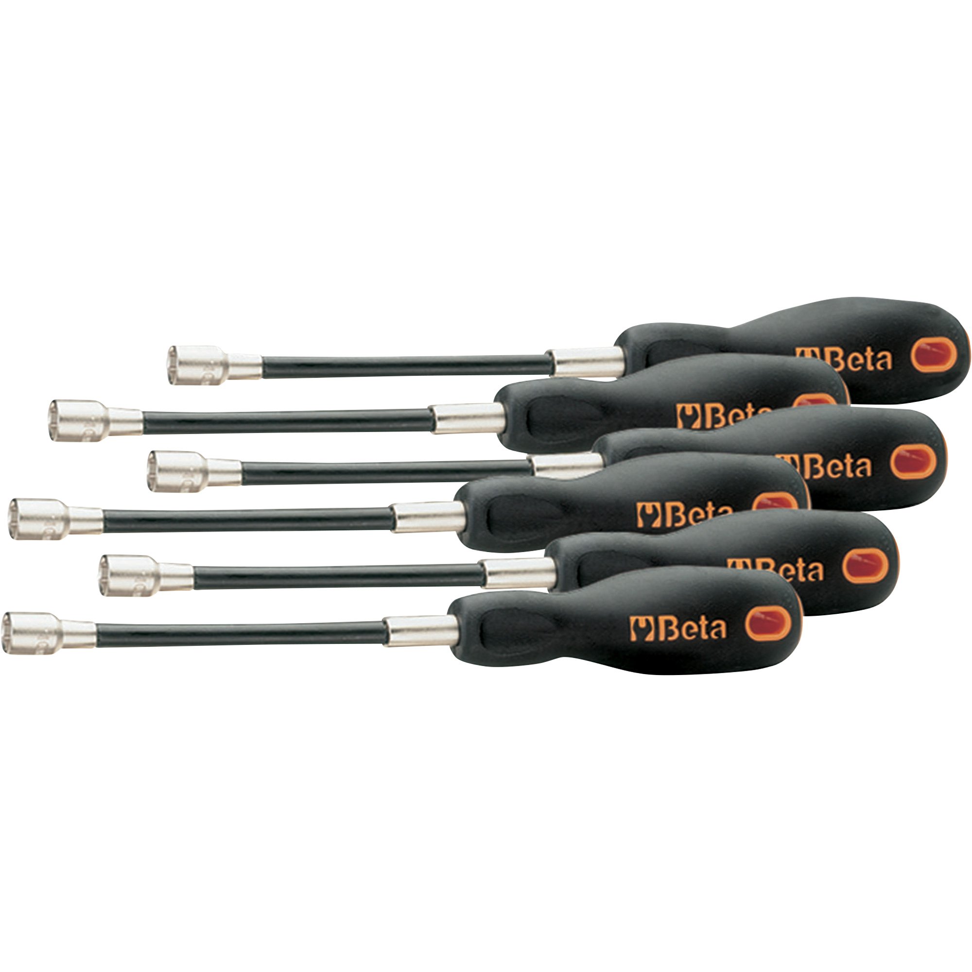 Beta Flexible Shaft Hex Nut Driver Set — 6-Pc., Metric, Model# 943FL/S6